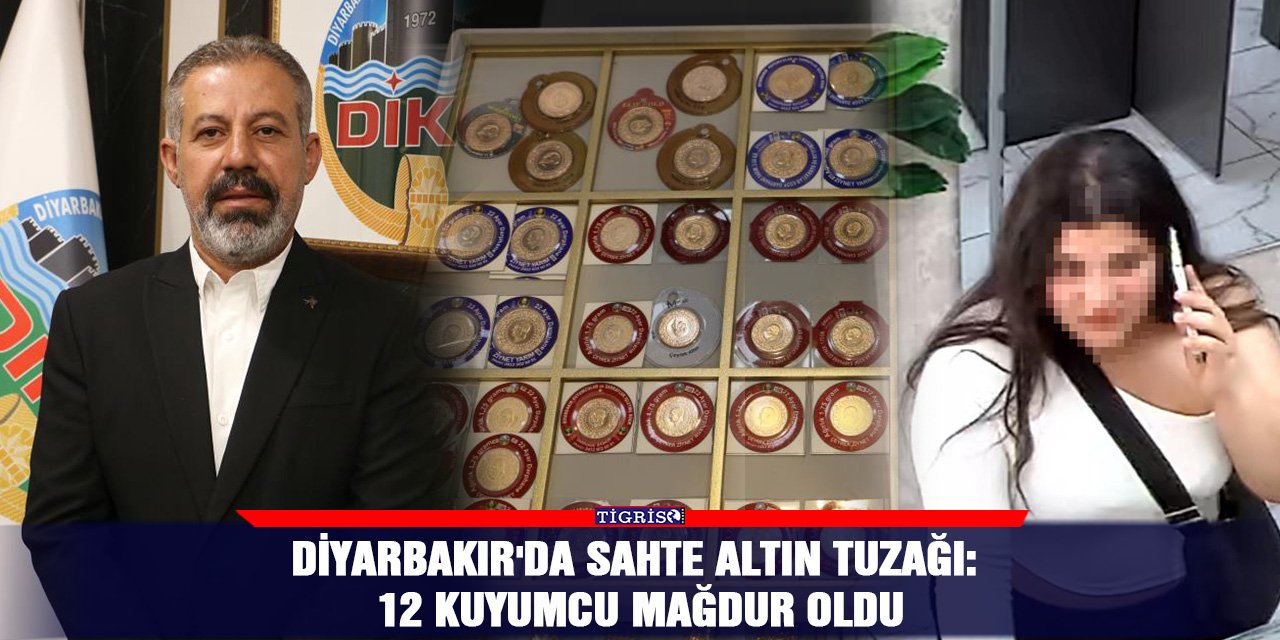 Diyarbakır'da sahte altın tuzağı: 12 Kuyumcu mağdur oldu