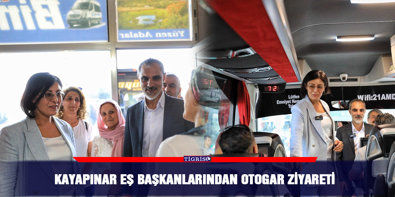 Kayapınar Eş Başkanlarından otogar ziyareti