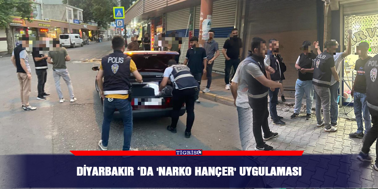 Diyarbakır ‘da 'Narko hançer' uygulaması