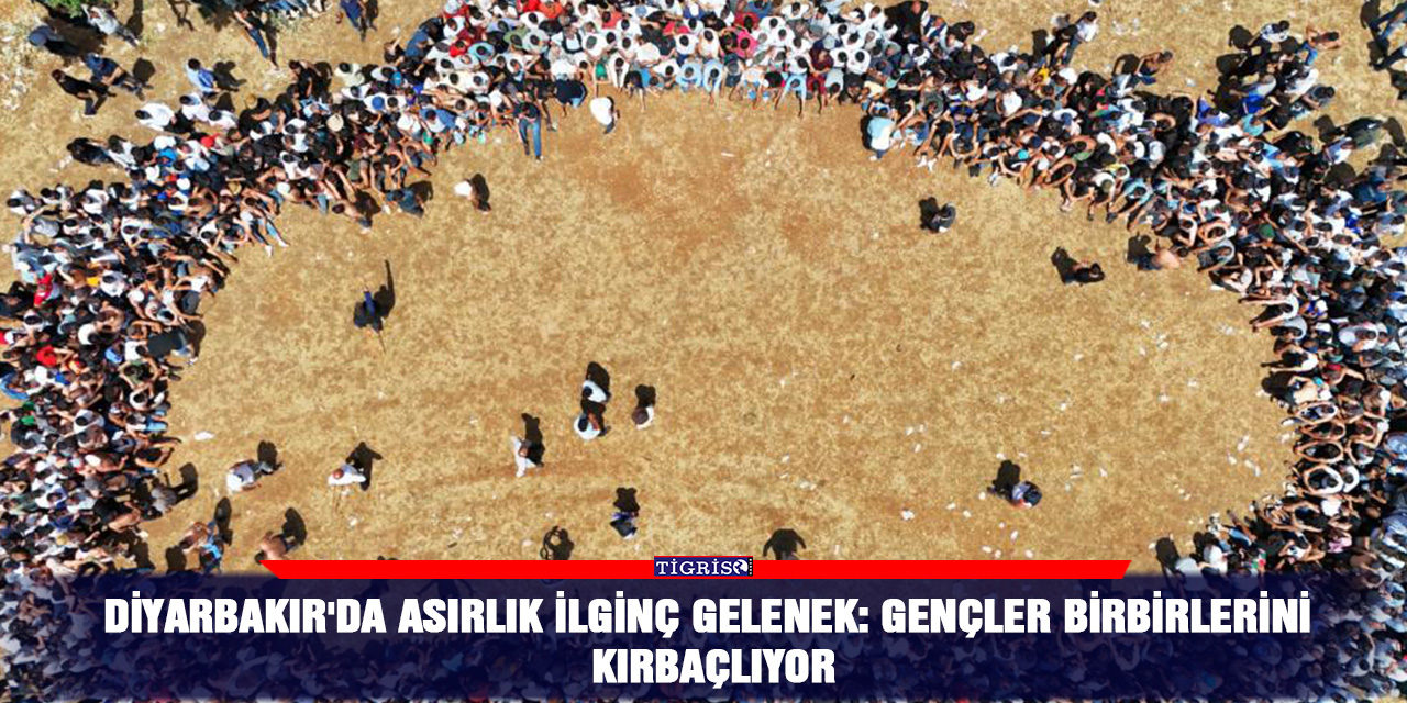 VİDEO - Diyarbakır'da asırlık ilginç gelenek: Gençler birbirlerini kırbaçlıyor