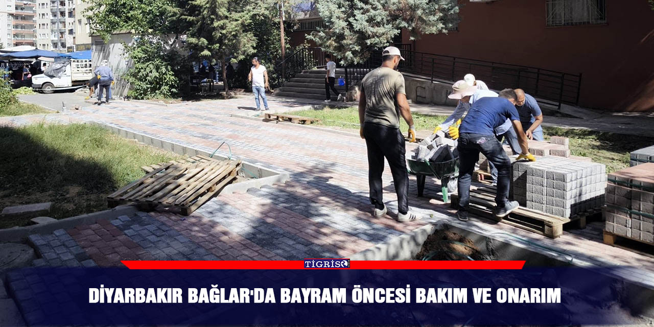Diyarbakır Bağlar'da Bayram öncesi bakım ve onarım