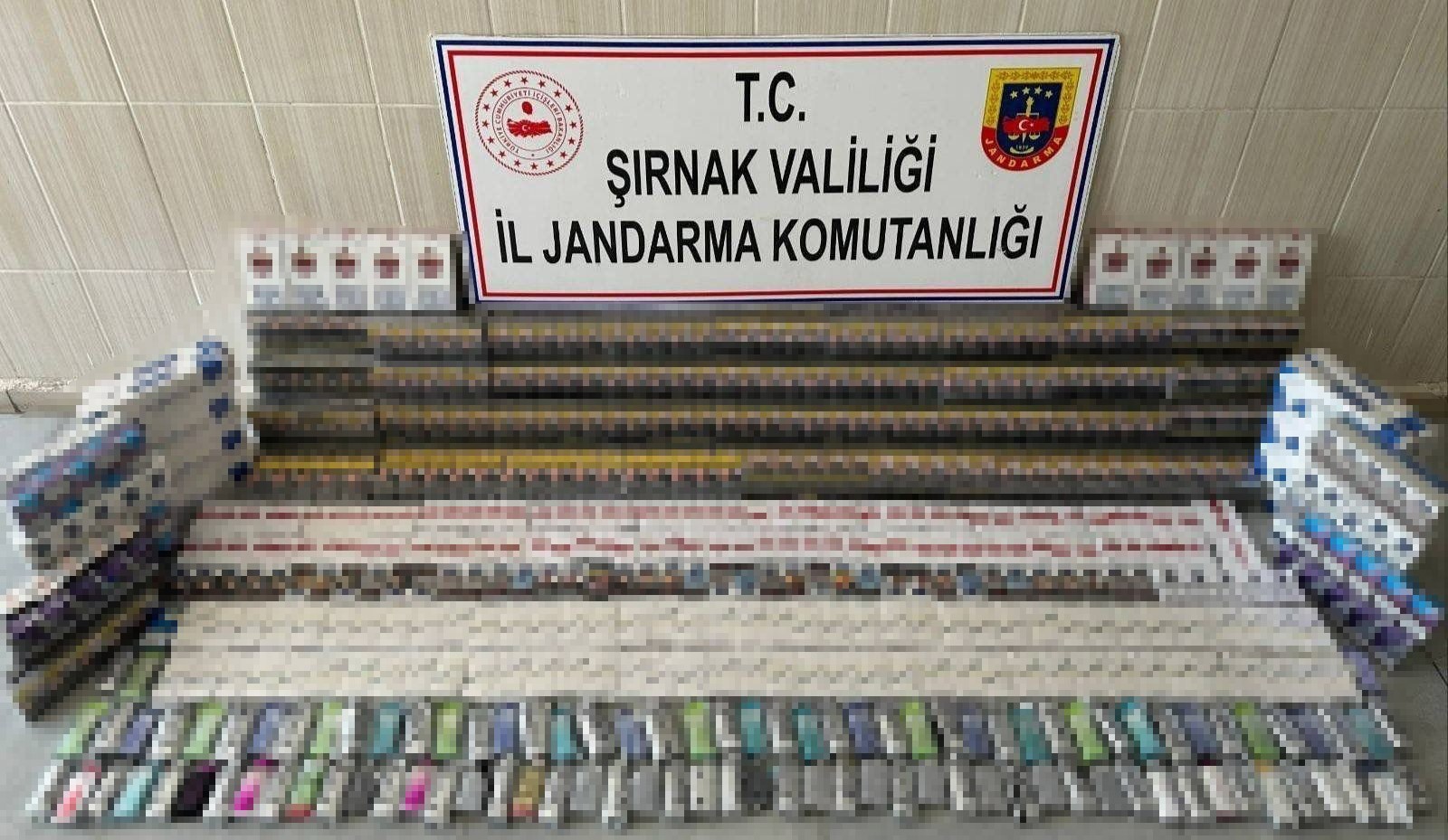 Şırnak'ta 5 milyon lira değerinde gümrük kaçağı ürün ele geçirildi