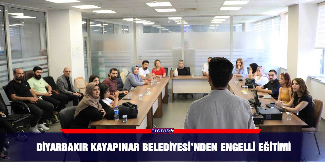 Diyarbakır Kayapınar Belediyesi’nden engelli eğitimi