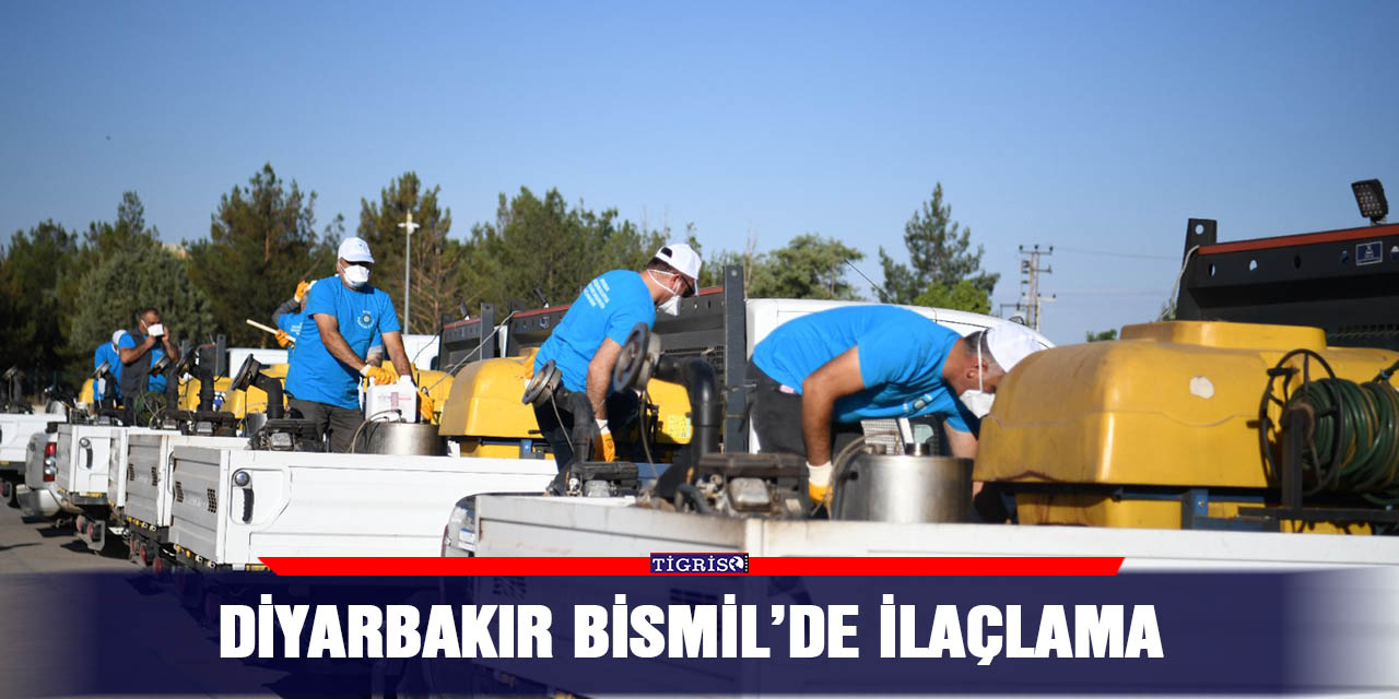 Diyarbakır Bismil’de İlaçlama