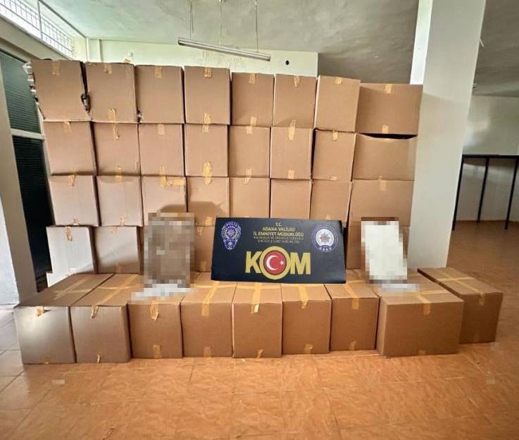 44 milyon TL değerinde gümrük kaçağı sigara ele geçilirdi