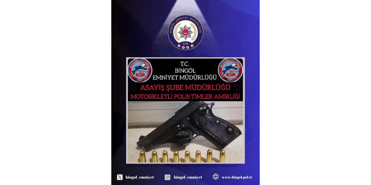 Bingöl'de ruhsatsız silah operasyonu