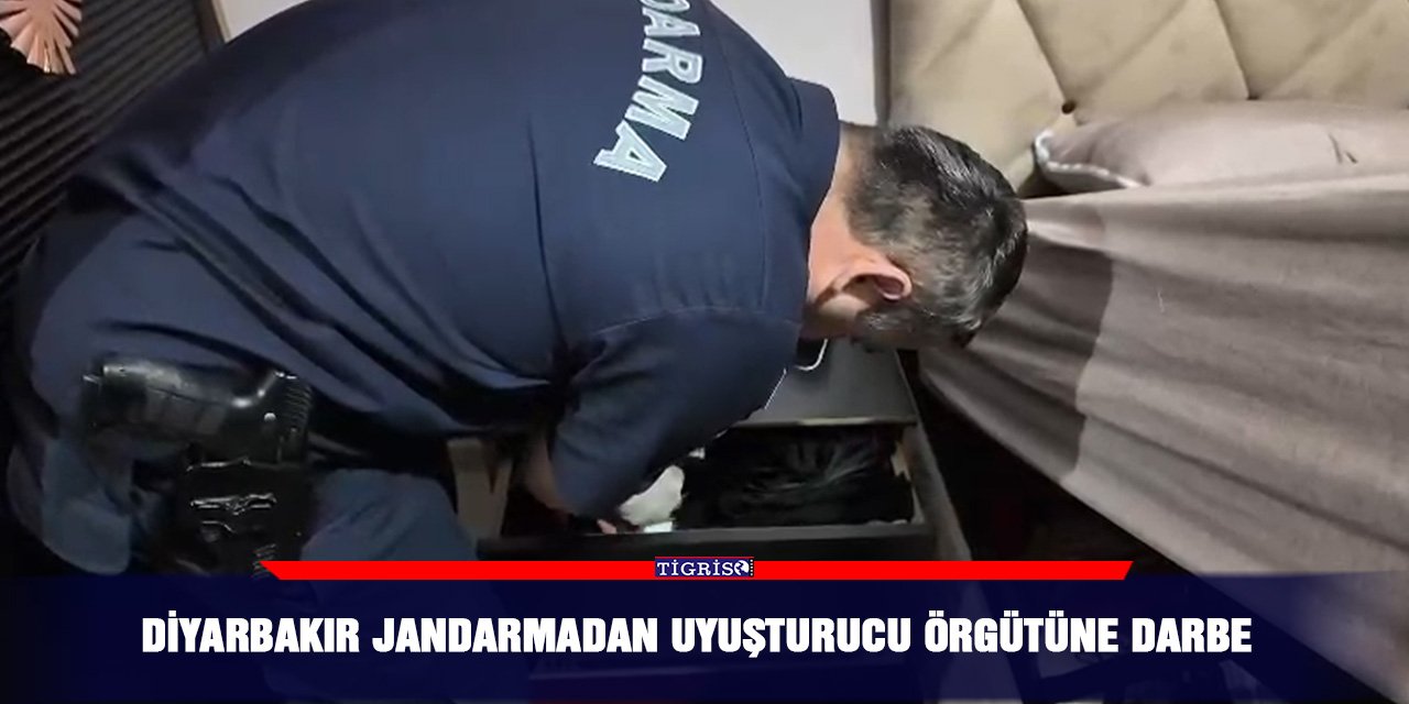 VİDEO - Diyarbakır jandarmadan uyuşturucu örgütüne darbe