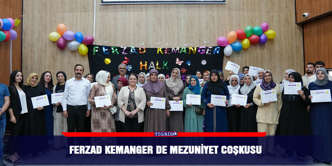 Ferzad Kemanger'de mezuniyet coşkusu