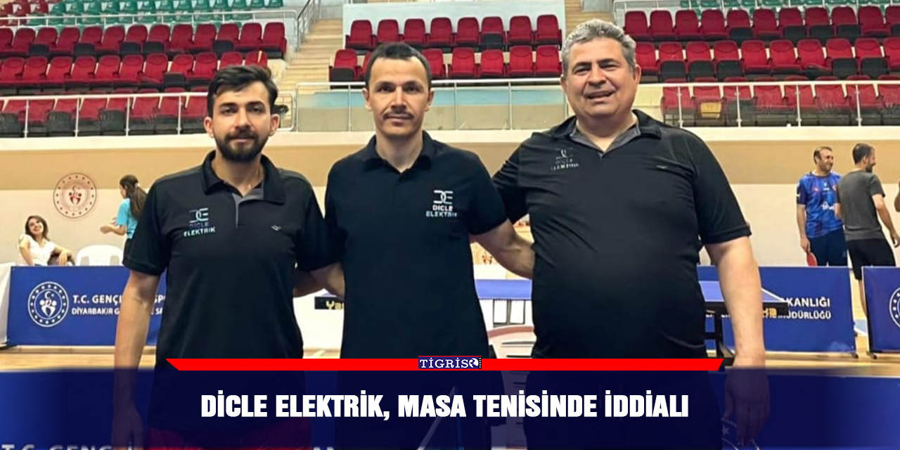 Dicle Elektrik, Masa Tenisinde iddialı