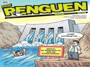 Penguen baraj faciasını kapağına taşıdı