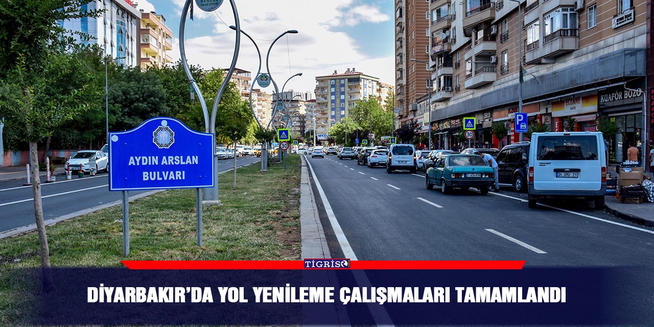 Diyarbakır’da yol yenileme çalışmaları tamamlandı