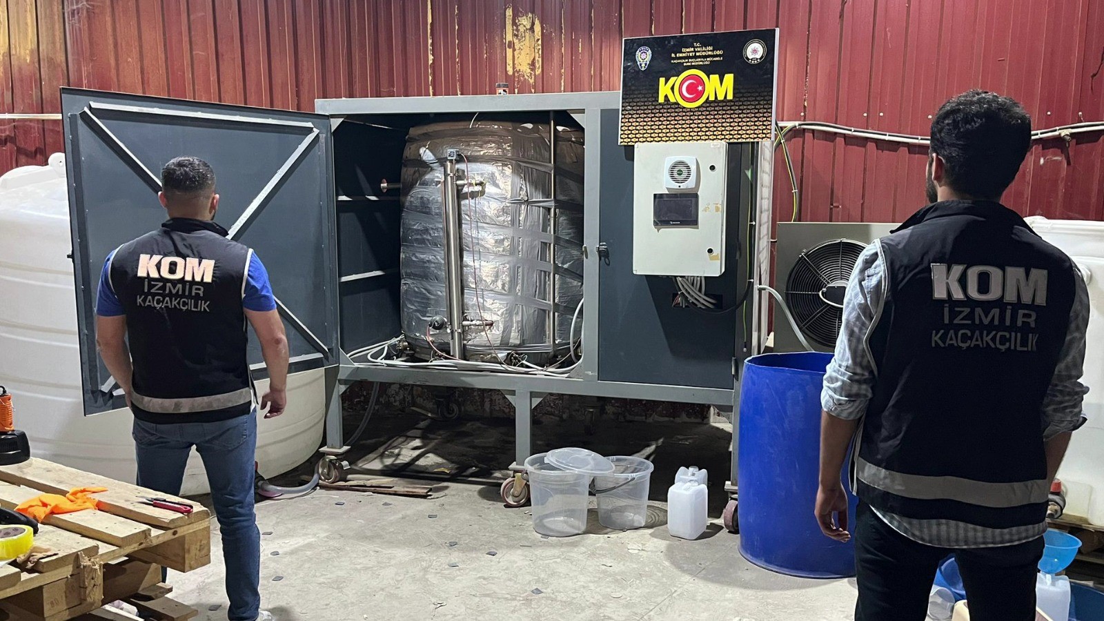 6 milyonluk sahte içki operasyonu