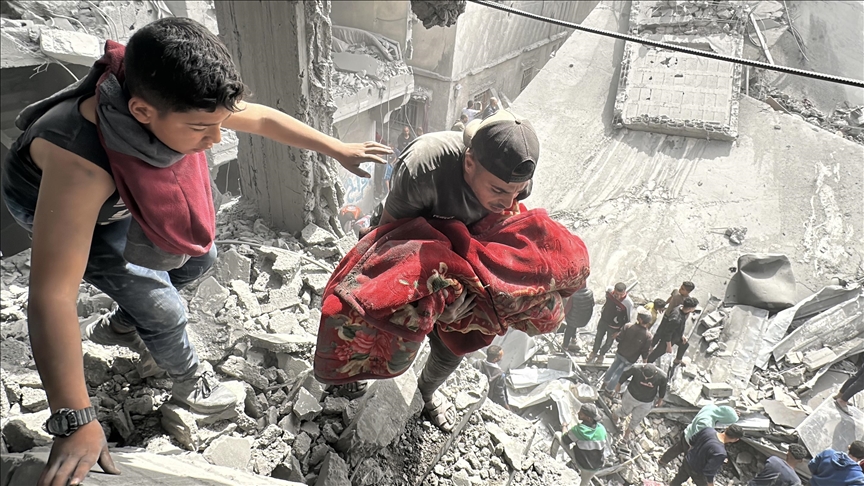 Gazze’de can kaybı 54 bin 607’ye yükseldi