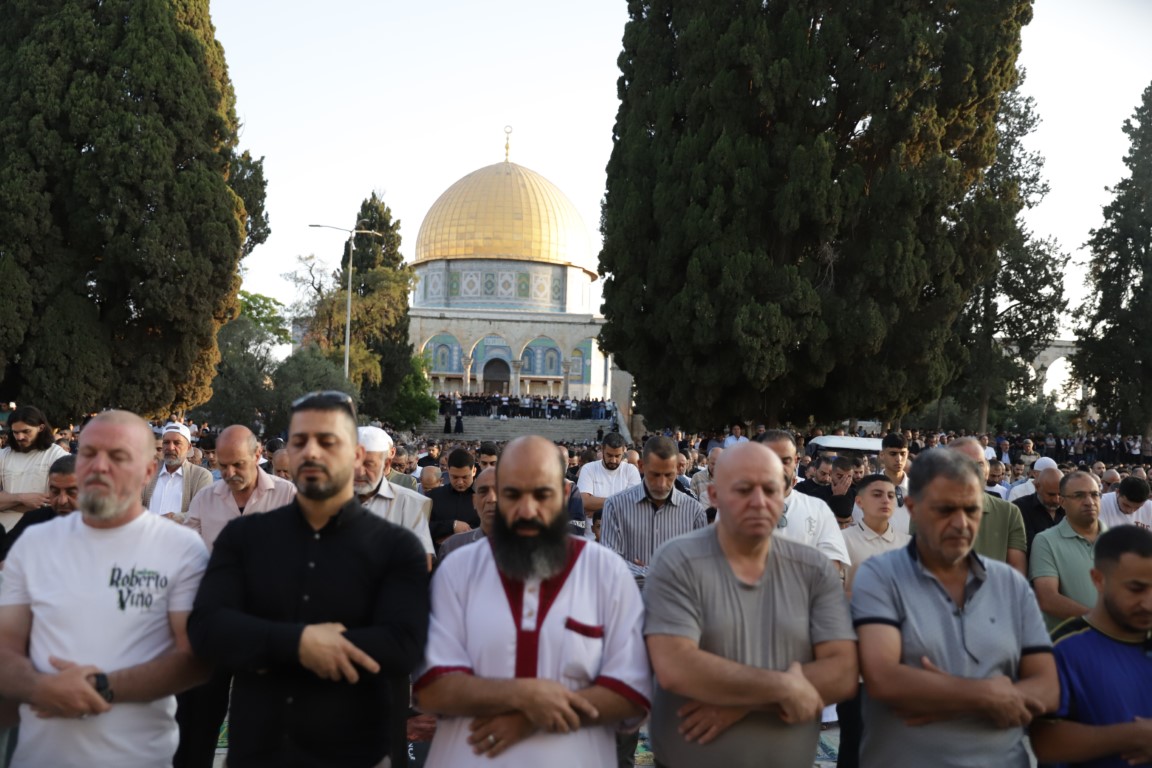 Mescid-i Aksada bayram namazı