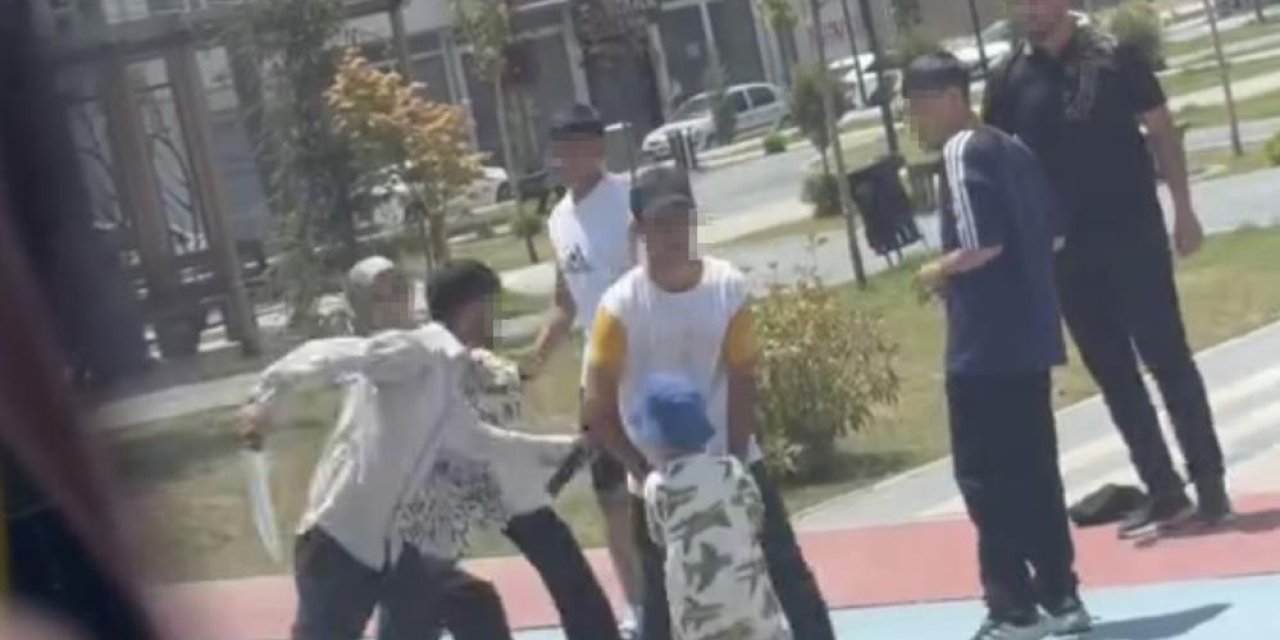 VİDEO - Bacağından çıkardığı pala ile saldırdı