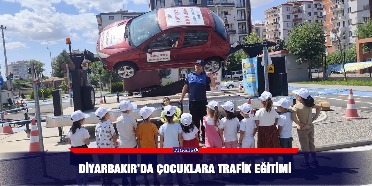 Diyarbakır’da Çocuklara Trafik Eğitimi