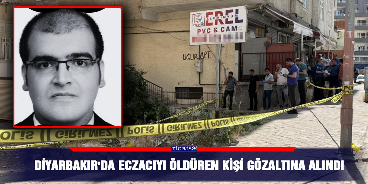 VİDEO - Diyarbakır'da eczacıyı öldüren kişi gözaltına alındı