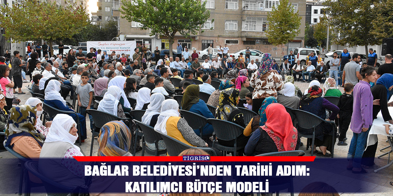 Bağlar Belediyesi’nden tarihi adım: Katılımcı bütçe modeli