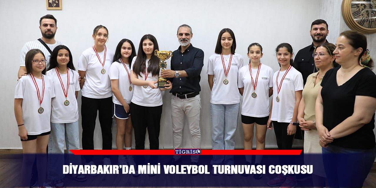 Diyarbakır’da Mini Voleybol Turnuvası Coşkusu