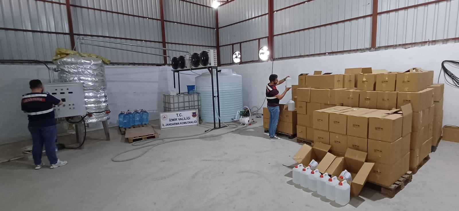 10 milyon liralık kaçak alkol operasyonu