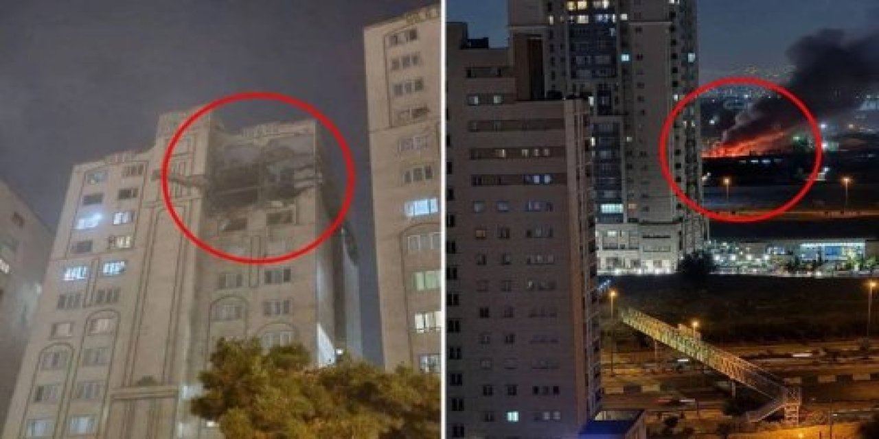 İsrail, İran'ı vurdu: Başkent Tahran'da şiddetli patlamalar