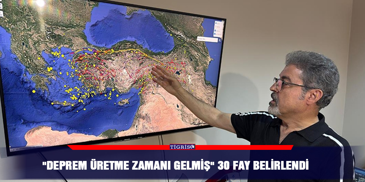 "Deprem üretme zamanı gelmiş" 30 fay belirlendi