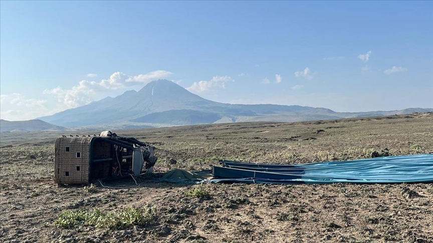 Aksaray'da sıcak hava balonu kazası: 1 ölü, 19 yaralı
