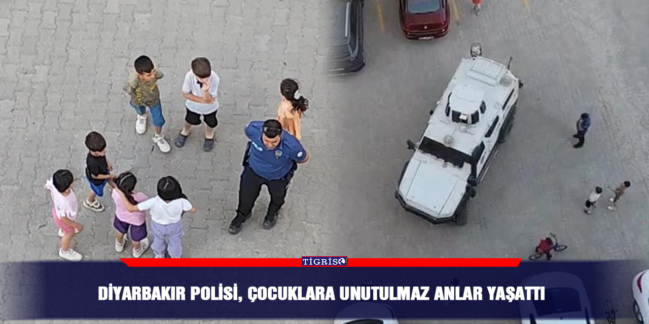 Diyarbakır Polisi, çocuklara unutulmaz anlar yaşattı