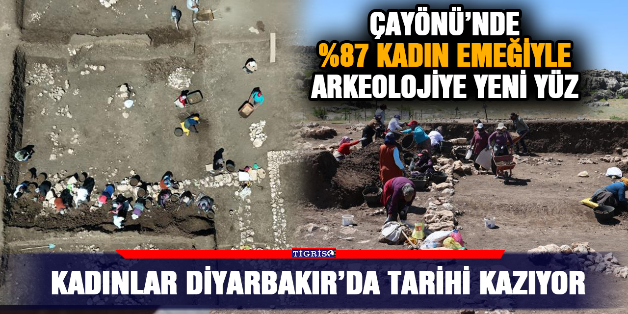 VİDEO - Kadınlar Diyarbakır’da tarihi kazıyor