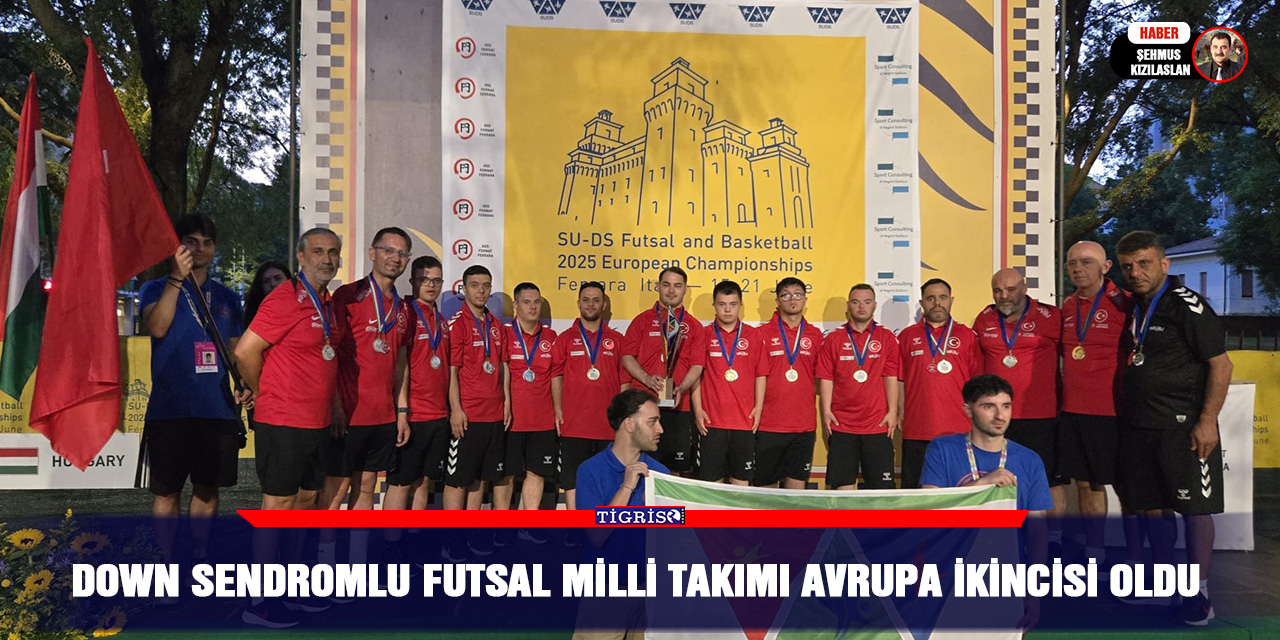 Down Sendromlu Futsal Milli Takımı Avrupa ikincisi oldu