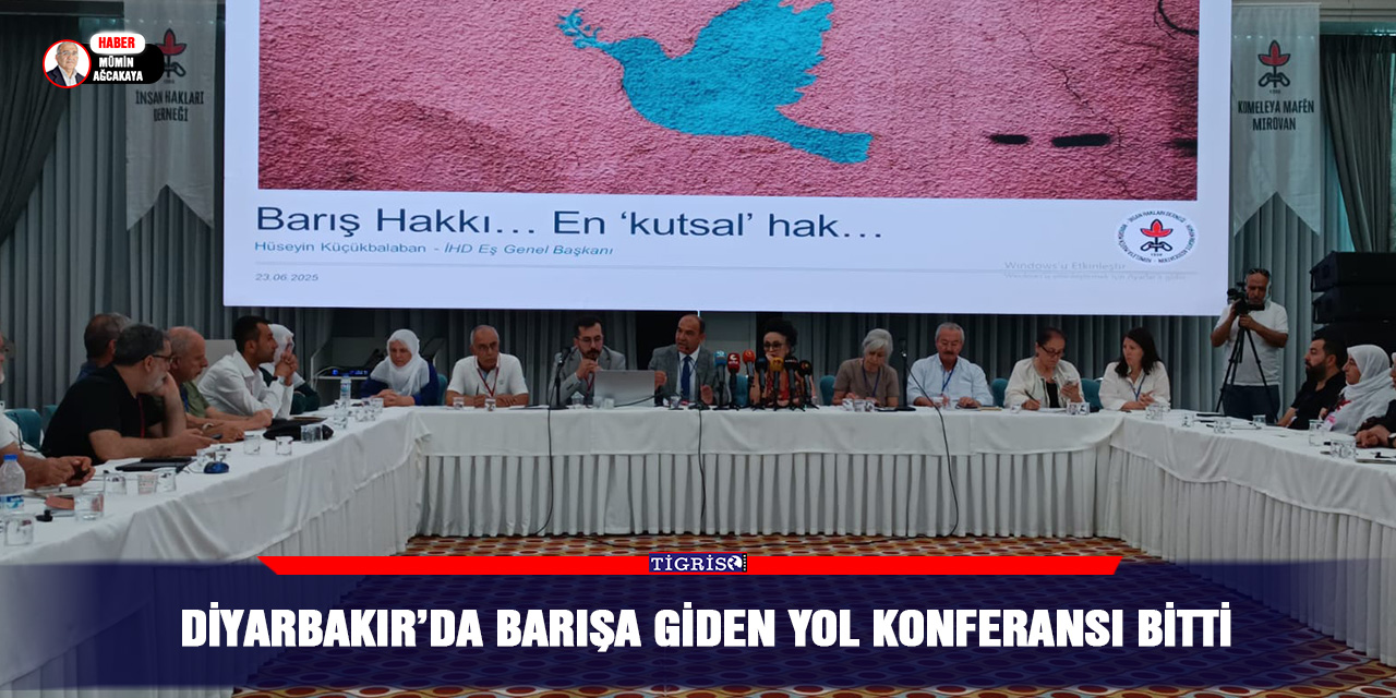 VİDEO - Diyarbakır’da "Barışa Giden Yol" konferansı bitti