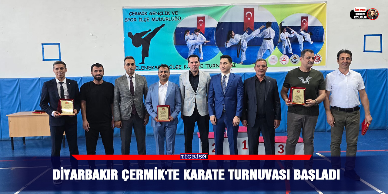 Diyarbakır Çermik'te karate turnuvası başladı