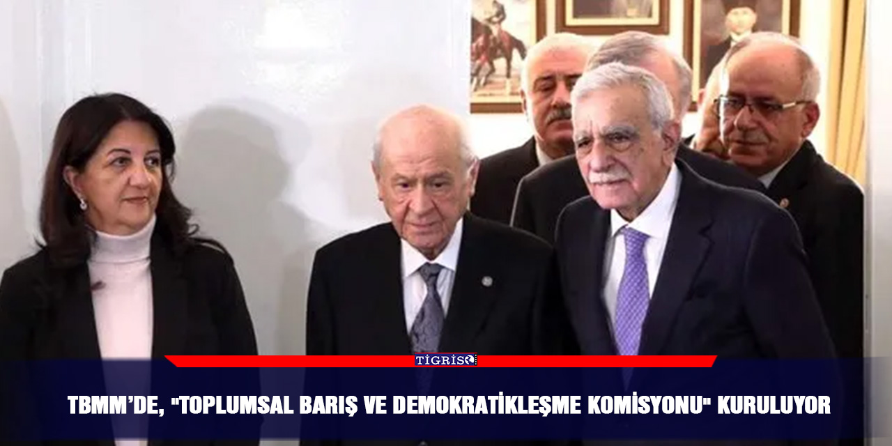 TBMM’de, "Toplumsal Barış Ve Demokratikleşme Komisyonu" kuruluyor