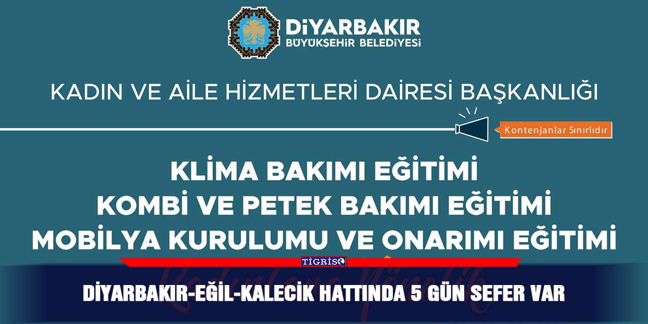 Diyarbakır’da kadınlara teknik eğitim desteği