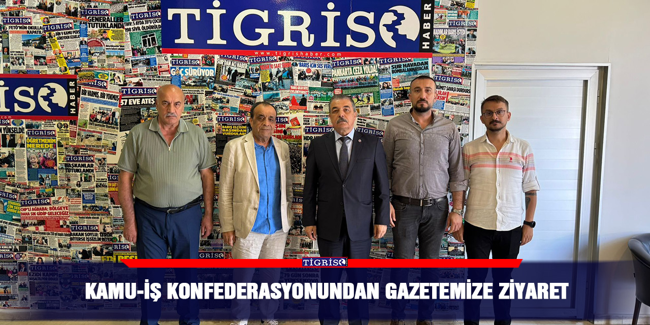 Kamu-iş konfederasyonundan gazetemize ziyaret