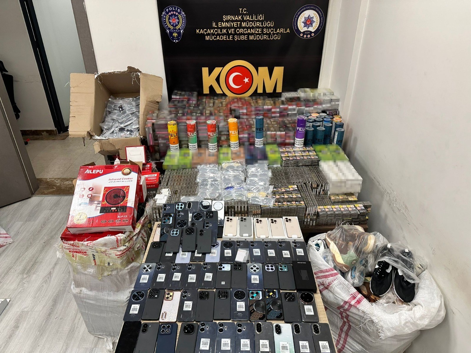 Şırnak’ta kaçakçılık operasyonu