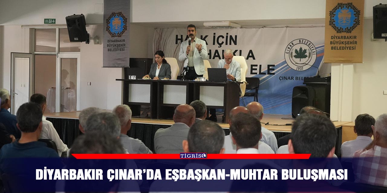 Diyarbakır Çınar’da eşbaşkan-muhtar buluşması