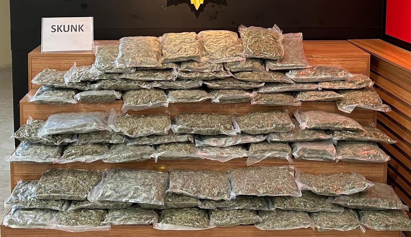 35 kilo uyuşturucu ele geçirildi