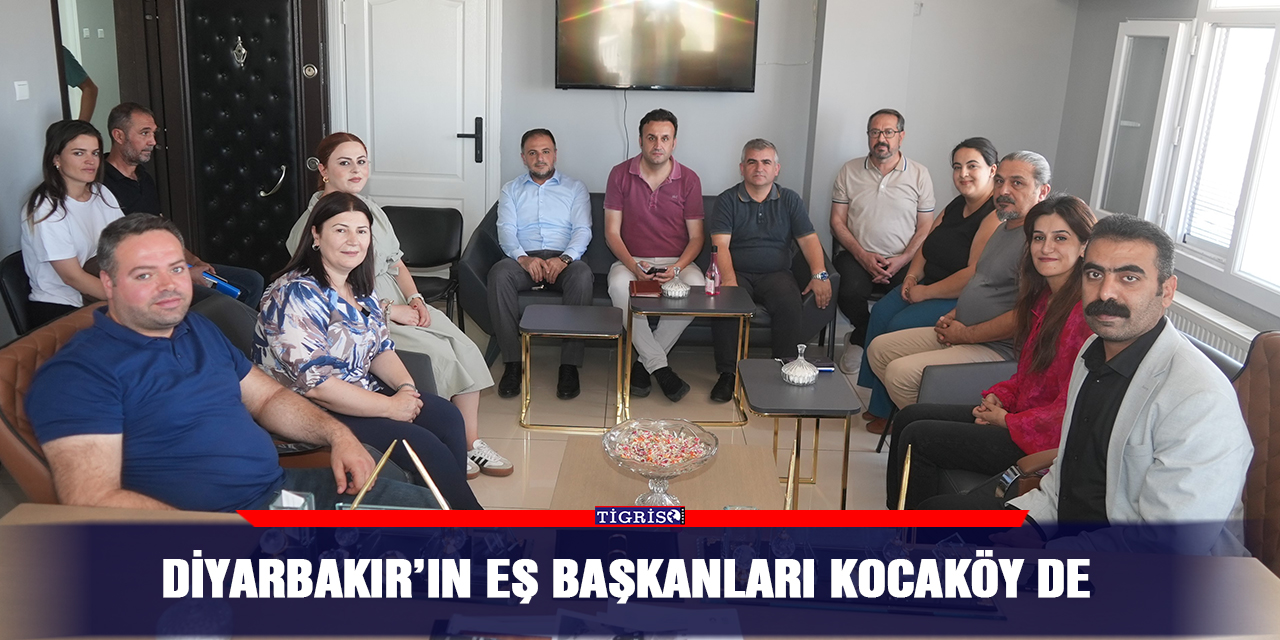 Diyarbakır’ın eş başkanları Kocaköy de