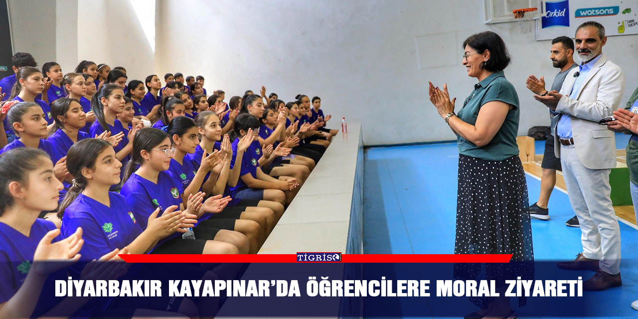 Diyarbakır Kayapınar’da öğrencilere moral ziyareti