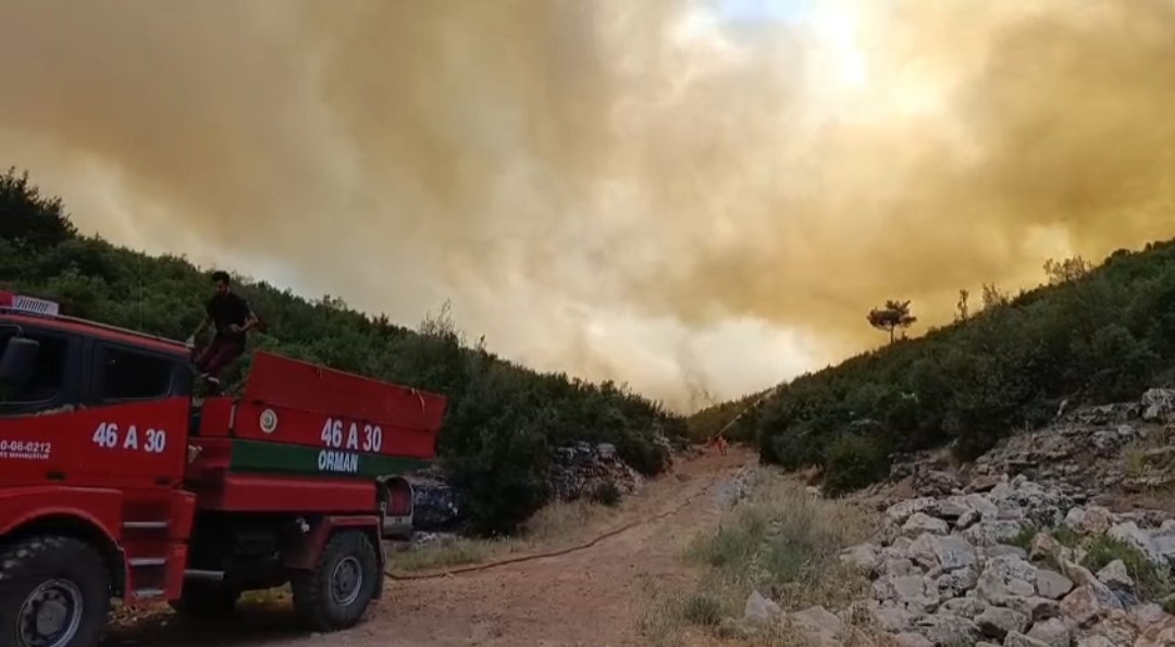 Gaziantep’te orman yangını paniği