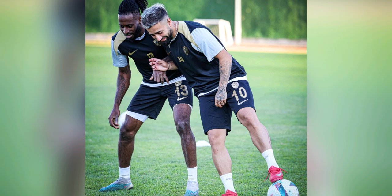 Amedspor'un Diyarbakır'daki son idmanında moraller yerinde