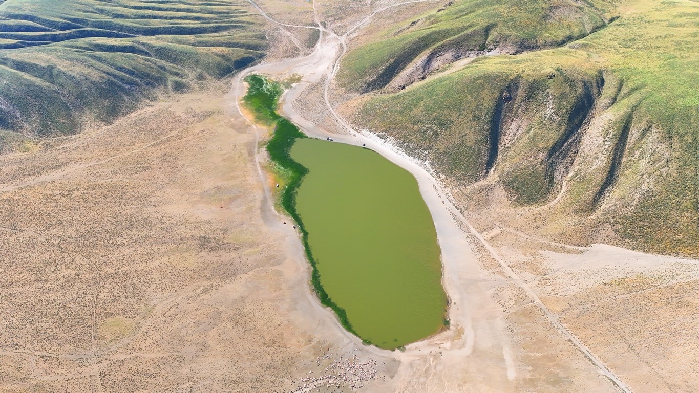 Kalp Gölü’nde kuraklık alarmı