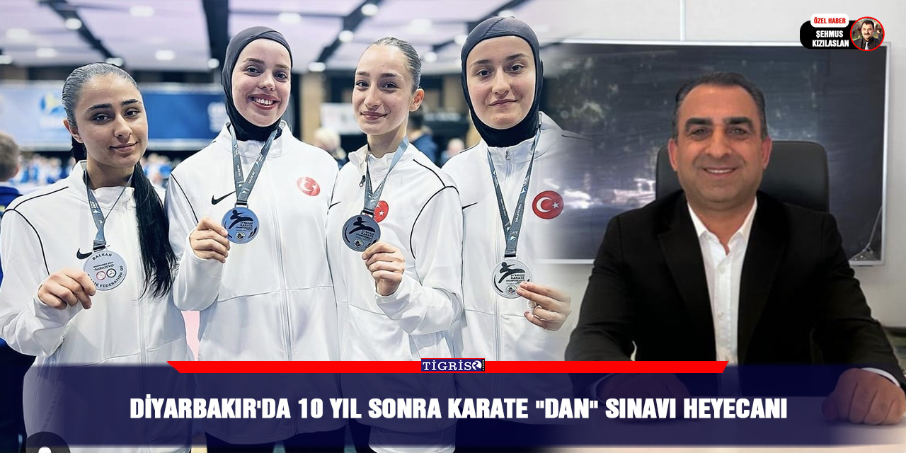 Diyarbakır'da 10 Yıl Sonra Karate "DAN" Sınavı Heyecanı