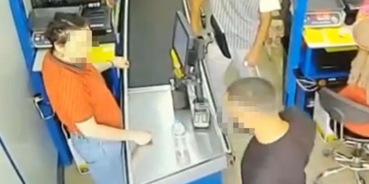 Kadın kasiyere yumruk atan kişi tutuklandı