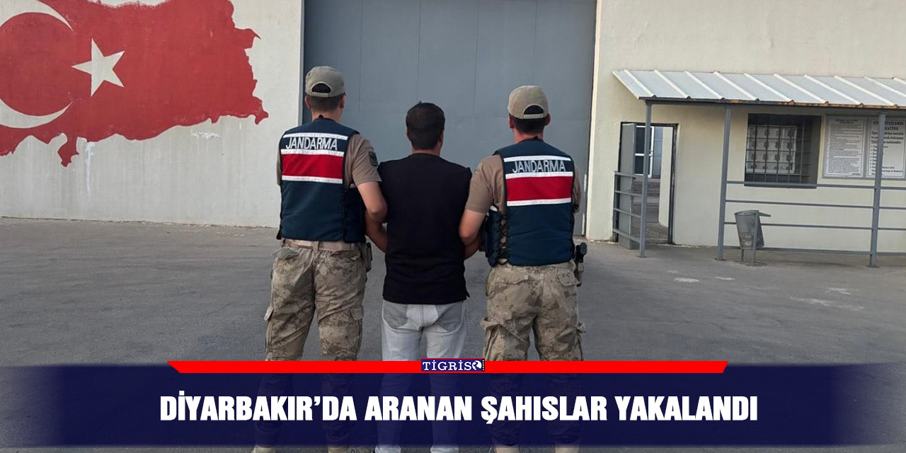 Diyarbakır'da aranan şahıslar yakalandı