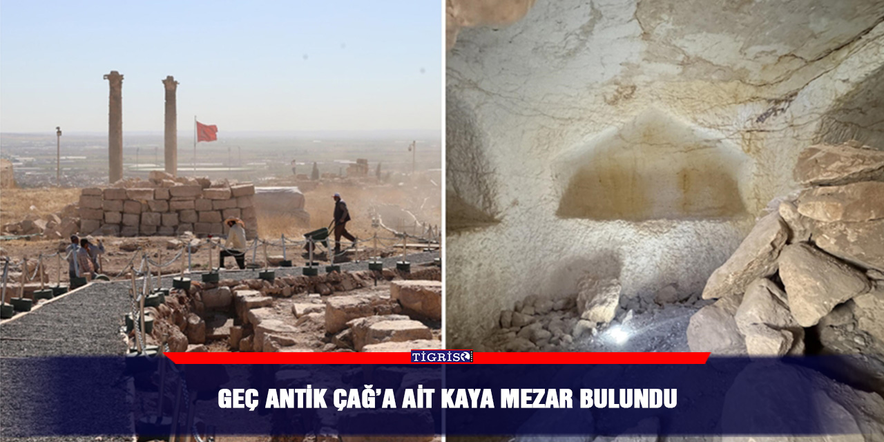 Geç Antik Çağ’a ait kaya mezar bulundu