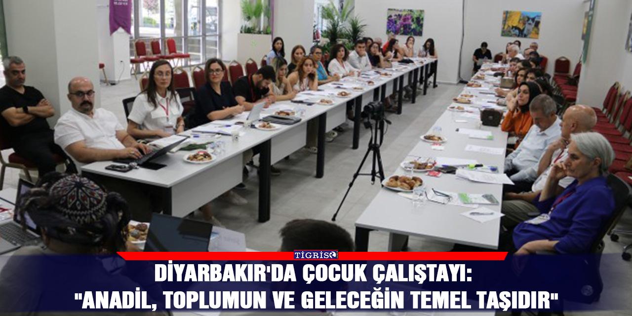 Diyarbakır'da Çocuk Çalıştayı:  "Anadil, Toplumun ve Geleceğin Temel Taşıdır"