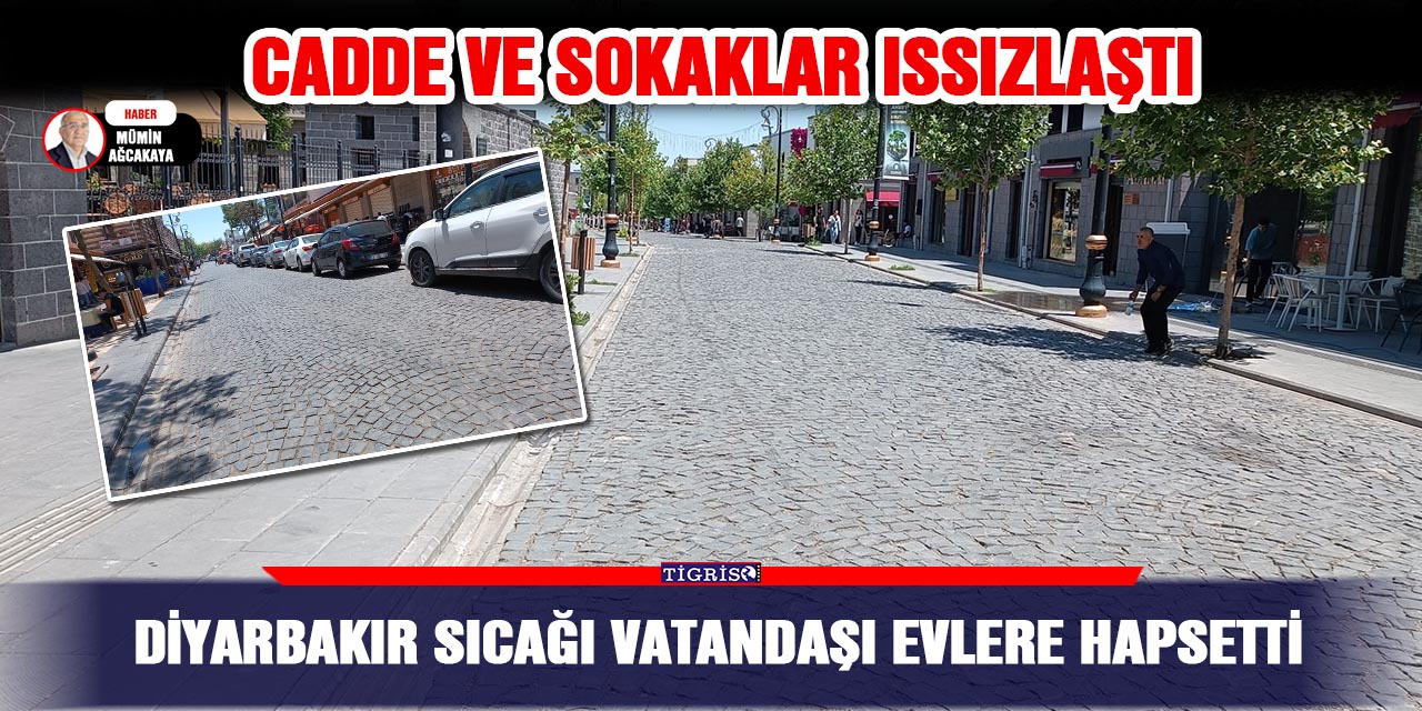 VİDEO -  Diyarbakır sıcağı vatandaşı evlere hapsetti