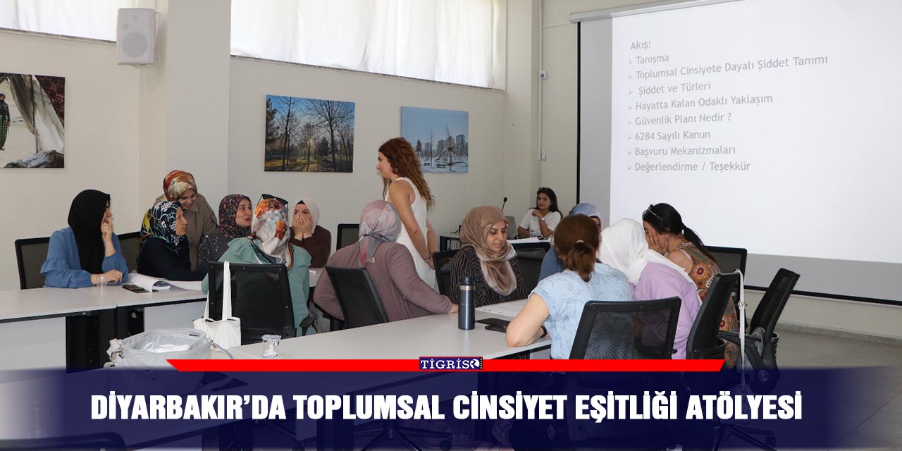 Diyarbakır’da toplumsal cinsiyet eşitliği atölyesi